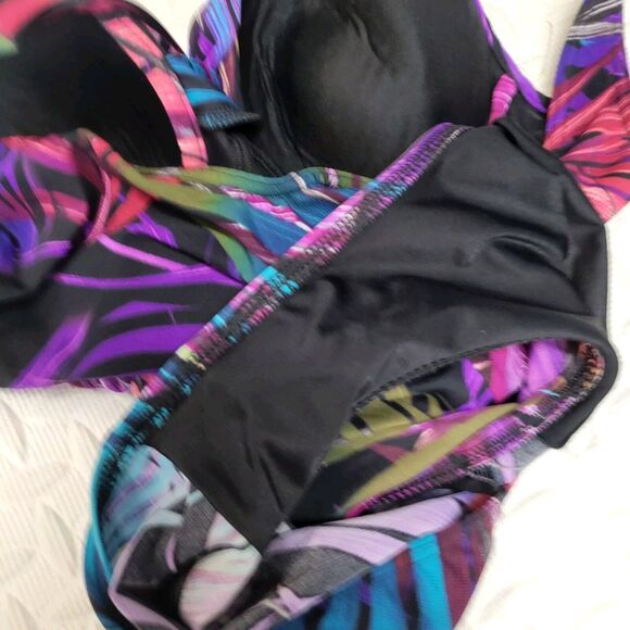 Miraclesuit One Piece Swimsuit Womens 8 Revele Jungle Pattern Colorful Underwire - Picture 7 of 9